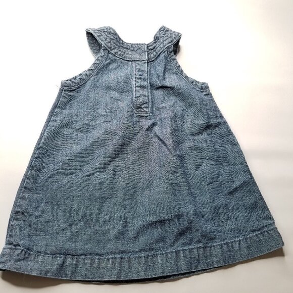 4/$25 Carter's Denim Chambray Halter Tunic Dress - Picture 3 of 6